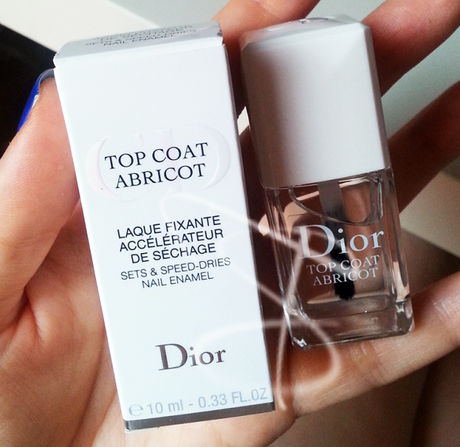 Manicure Marinara - Dior Top Coat Apricot