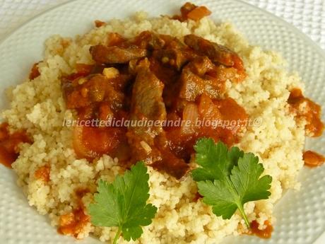 Cous cous con cuore di vitello in umido