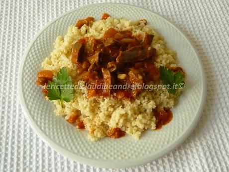 Cous cous con cuore di vitello in umido