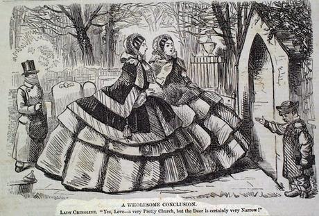 Costume History 1860s: Crinoline Fashion period (1840 - 1870).