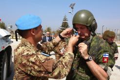 Libano/ Unifil, Sector West. La visita del Comandante dell’Esercito Finlandese