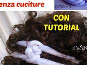 Fascia capelli fai-da-te, stoffa riciclata, senza cuciture, tutorial fotografico "NEWS FROM YOUR SHOP"