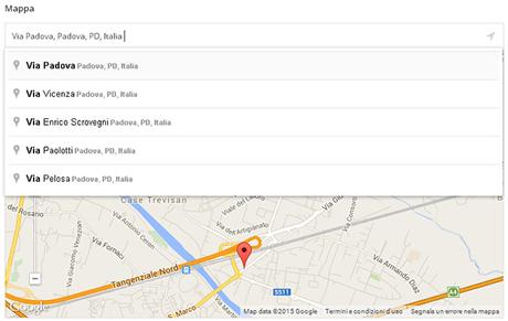Personalizzare WordPress: il campo Google Maps