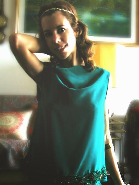 OOTD: Green and sequins