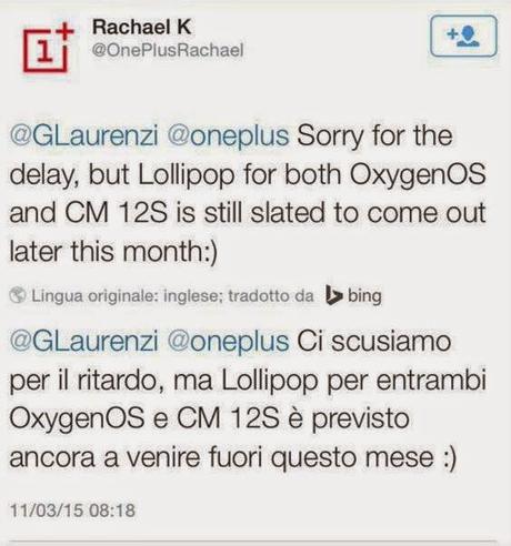 OnePlus One | CyanogenMod 12S e OxygenOS attesi per fine marzo?