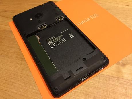 lumia535 batteria prova