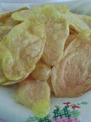 CHIPS DI PATATE COTTE AL MICROONDE