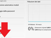 Ridurre consumo dati Chrome Android