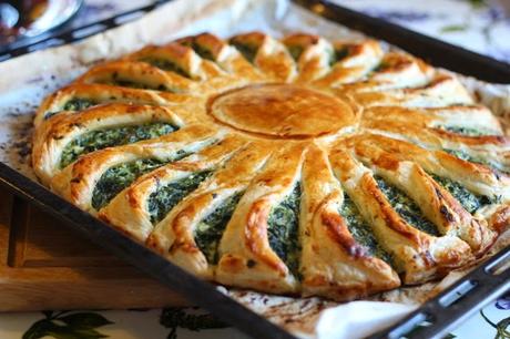 Torta fiore con verdure e ricotta...da Sale e pepe