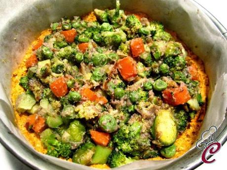 Tortino di verdure saltate in crosta di carote: di sapori, di colori, di passioni e necessità