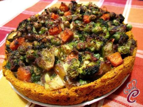 Tortino di verdure saltate in crosta di carote: di sapori, di colori, di passioni e necessità