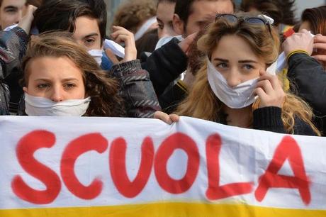 La 'buona scuola' di Renzi non va giù agli studenti.