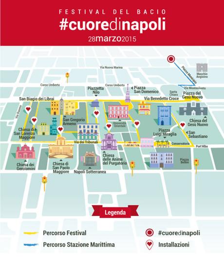 Festival del Bacio 2015: la mappa delle iniziative