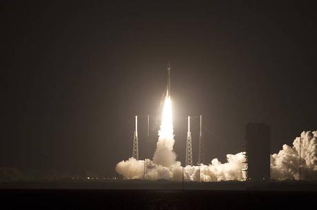 Il razzo United Launch Alliance Atlas V con a bordo la sonda Magnetospheric Multiscale (MMS) della NASA. Il tutto è stato lanciato dal Cape Canaveral Air Force Station Space Launch Complex 41, in Florida, giovedì 12 marzo. Crediti: NASA