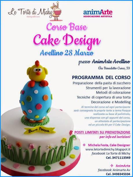 Il mio Corso Base di Cake Design tema Pasqua ad Avellino