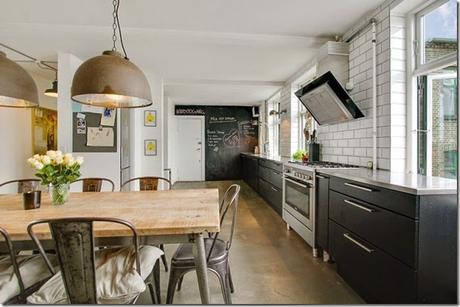 case e interni - loft - stile scandinavo - industriale (7)