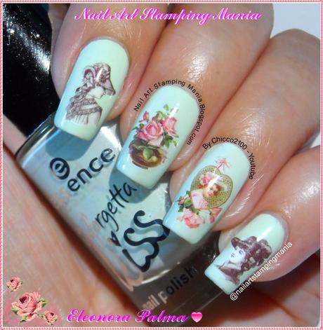 Victorian Manicure With Born Pretty Store Water Decal