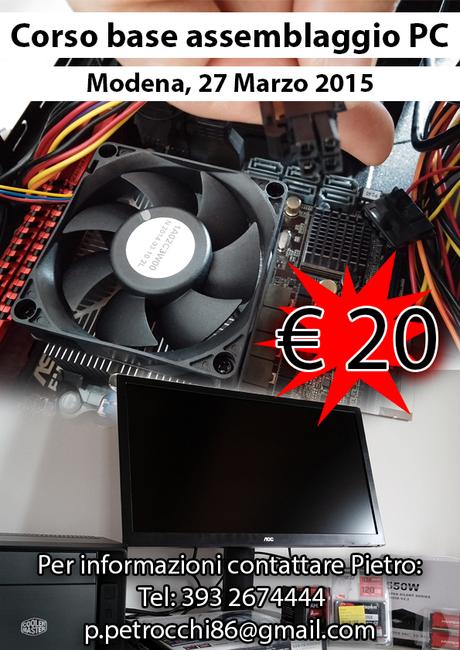 Locandina-Corso-Assemblaggio-Pc-Modena