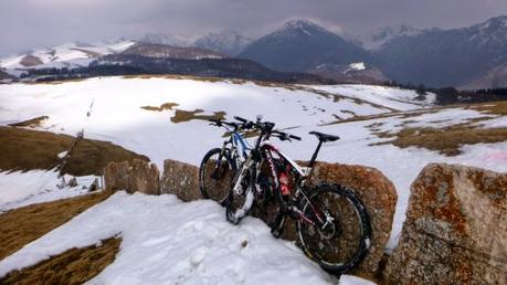 MTB on Lessinia Mountains returns 83 km x 1908 mt+ (14/3, 2015)