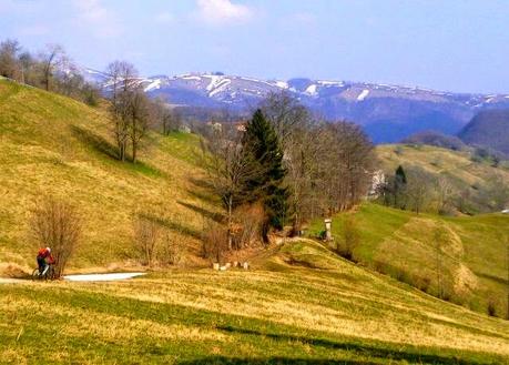MTB on Lessinia Mountains returns 83 km x 1908 mt+ (14/3, 2015)