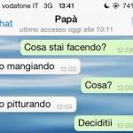 Papà, ma cosa scrivi? 66 screenshot di papà su WhatsApp