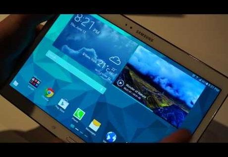 Video thumbnail for youtube video Samsung Galaxy Tab S 10.5: video hands-on | Android Blog Italia