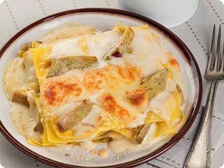 Lasagne con carciofi