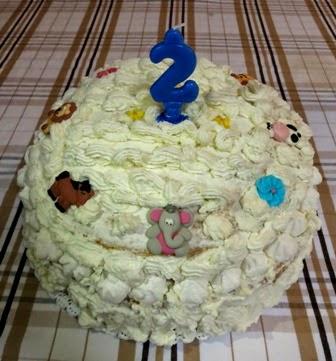 La Torta per il  2° compleanno di Alessandro