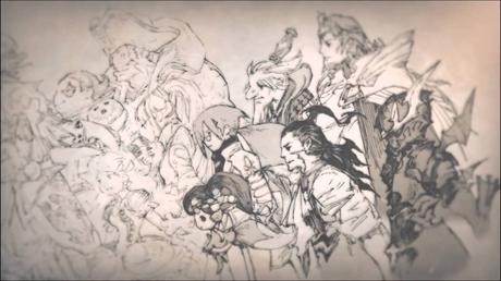 Bravely Second: End Layer - Un trailer realizzato con i bozzetti preparatori del gioco