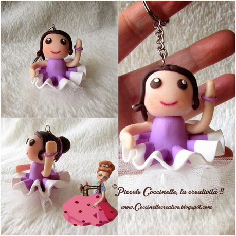 Ballerina realizzata in fimo, originale!