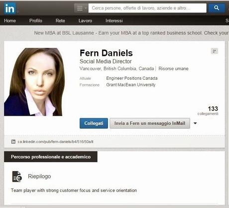 Profili Linkedin falsi: chi vi ricorda?