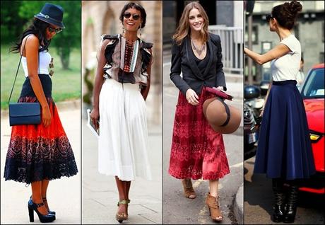 New Trends: MIDI SKIRTS!!