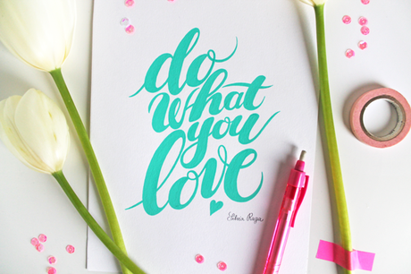 Do What you Love {free printable}