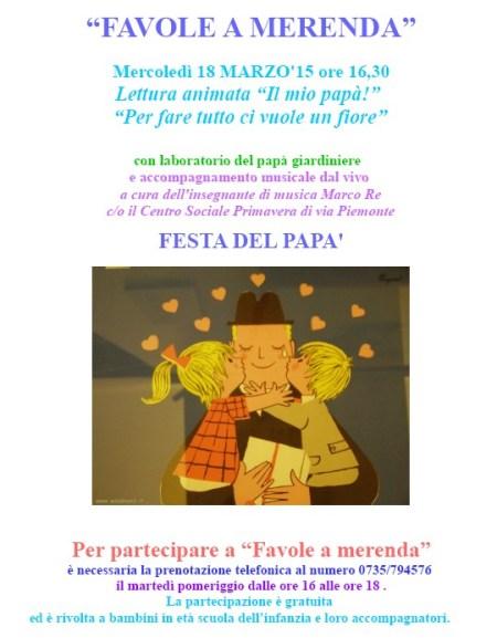 favole a merenda_marzo 2015 festadel PAPA'