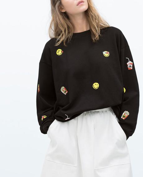 Zara -ss15 - felpa smile