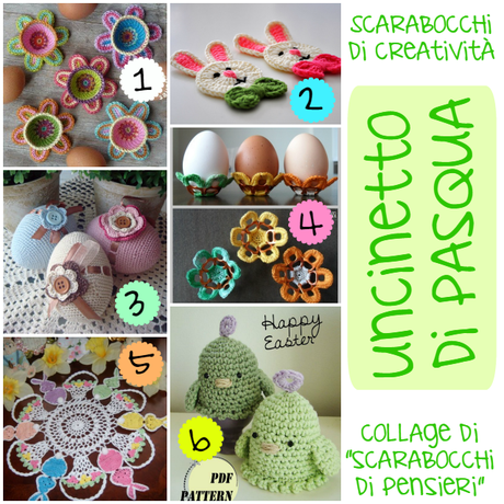 Scarabocchi di creatività // Idee di Pasqua all'uncinetto [Free pattern]