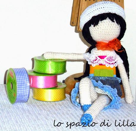Camilla, bambola all'uncinetto / Camilla, crochet doll
