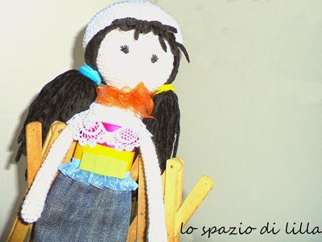 Camilla, bambola all'uncinetto / Camilla, crochet doll