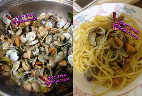 spaghetti cozze e vongole