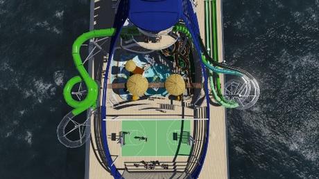 La Futuristica Nave Msc Seaside  salperà da Miami verso i Caraibi per tutto l’anno