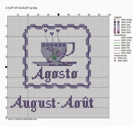 Qualche schema a punto croce dedicati alla lavanda