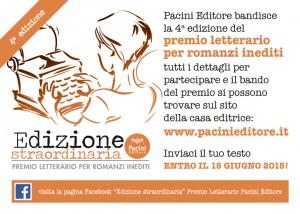 quarta edizione del premio “Edizione straordinaria!” promosso da Pacini Editore