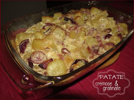 PATATE CREMOSE E GRATINATE