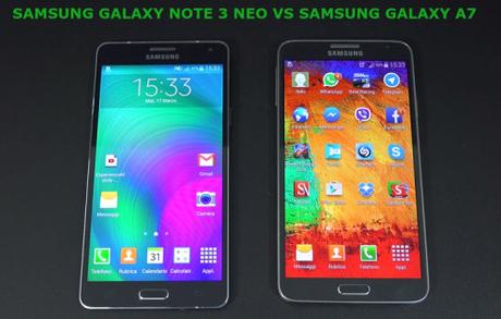Samsung Galaxy Note 3 Neo vs Samsung Galaxy A7