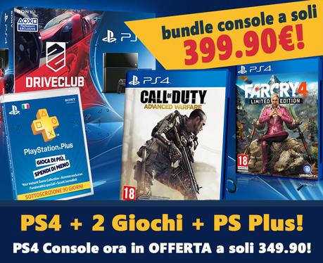 Frittelle, PlayStation 4 in sconto e un bundle che non potrete rifiutare - Notizia