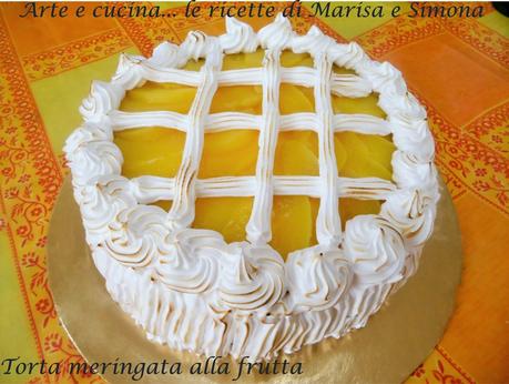 Torta meringata alla frutta senza glutine