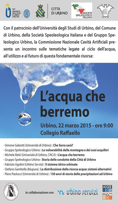 L’Acqua che berremo, Convegno ad Urbino