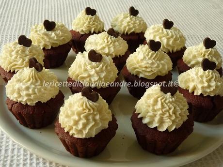 Cupcake con cacao e barbabietola