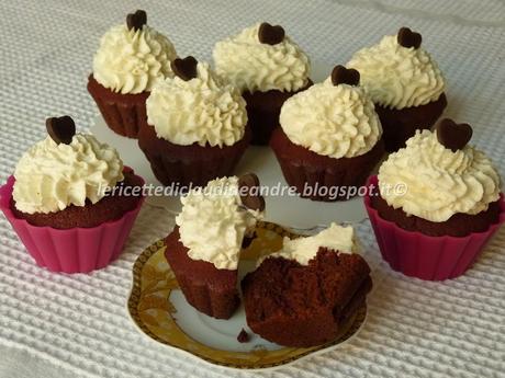 Cupcake con cacao e barbabietola