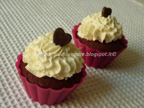 Cupcake con cacao e barbabietola